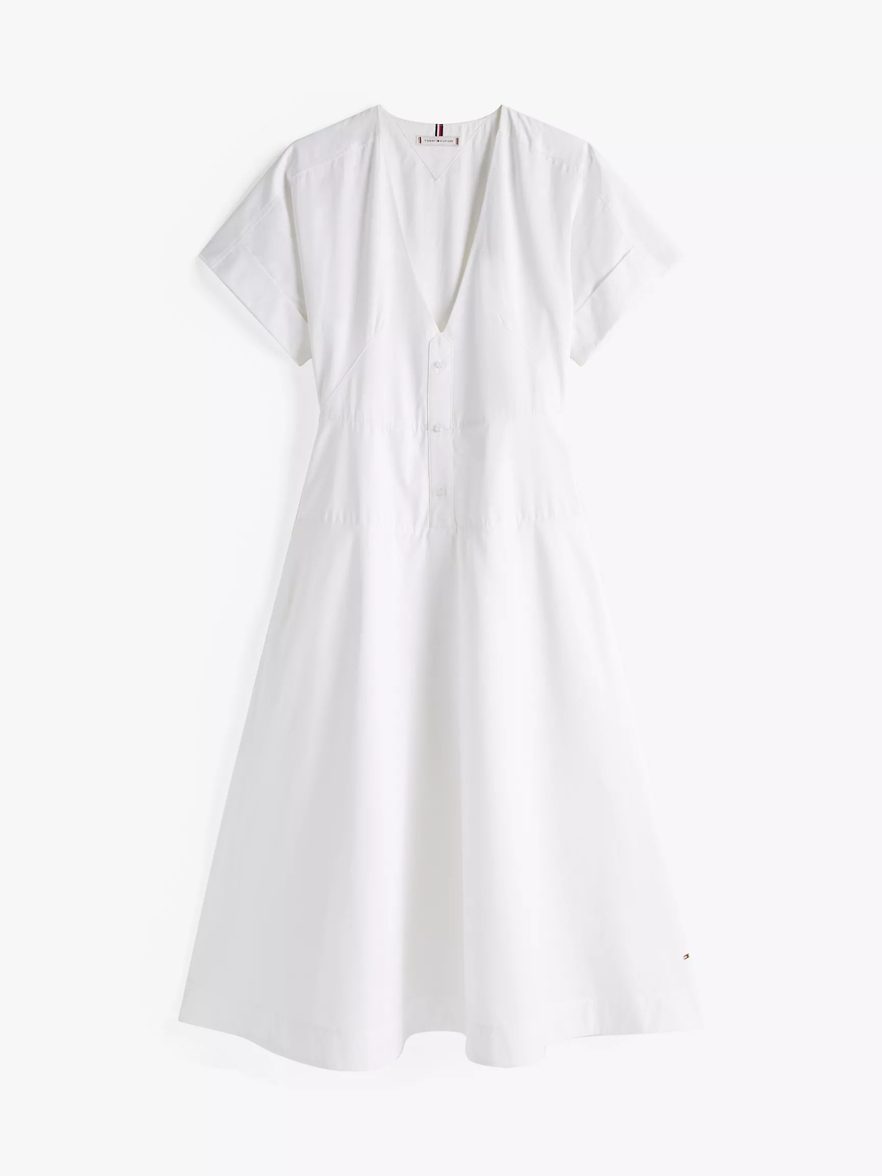Cotton Poplin Midi Shirtdress | Tommy Hilfiger | Tommy Hilfiger (US)