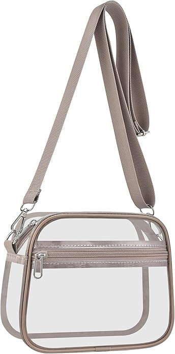 Clear Bag for Stadium Events Clear Sports Fan Handbags Purses with Adjustbale Strap for Concerts ... | Amazon (US)
