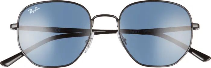 51mm Hexagonal Polarized Sunglasses | Nordstrom
