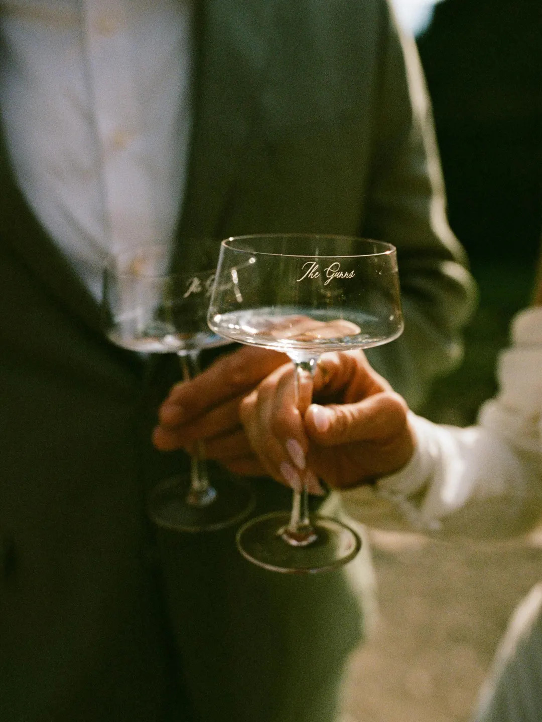 Personalized Champagne Coupe Glasses - Set of 2 Engraved Crystal Wedding Gifts | Etsy (US)