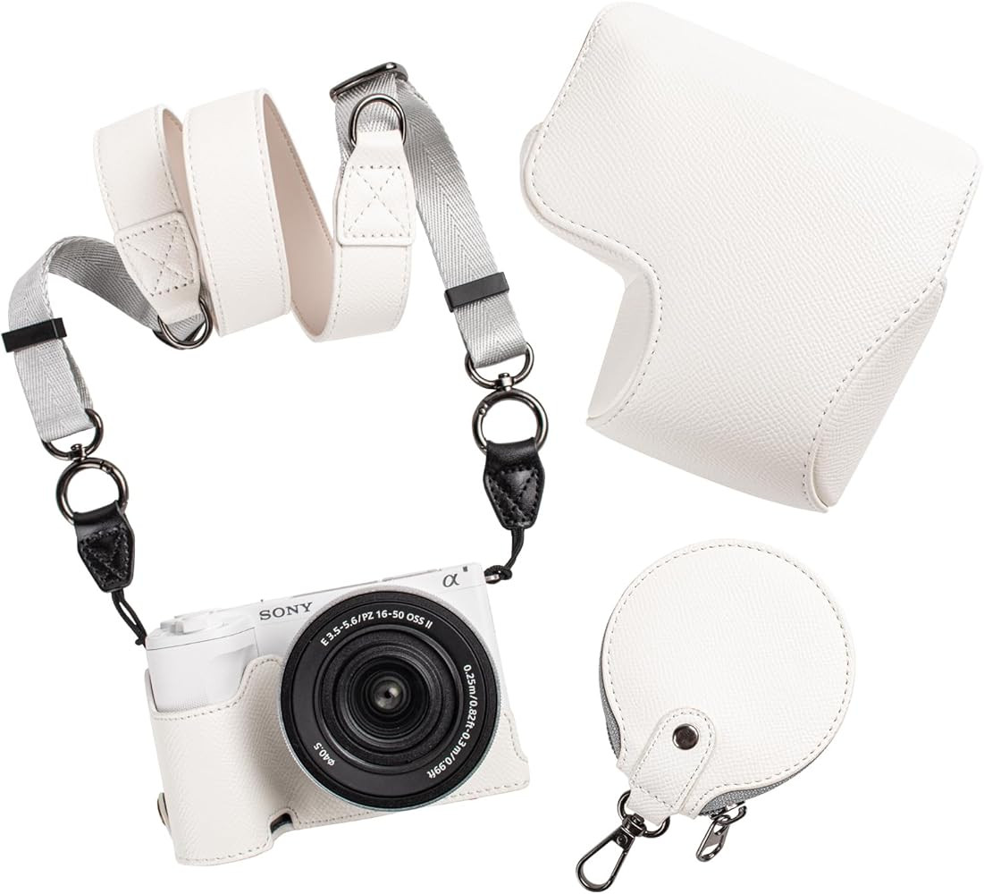 MUZIRI KINOKOO Camera Case for Sony ZV-E10 II, PU Leather Protective Case for Sony Alpha ZV-E10 I... | Amazon (US)