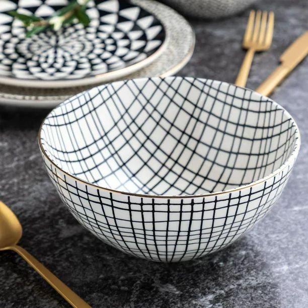 Thyme & Table Dinnerware Assorted Patterns Stoneware Round Bowl | Walmart (US)