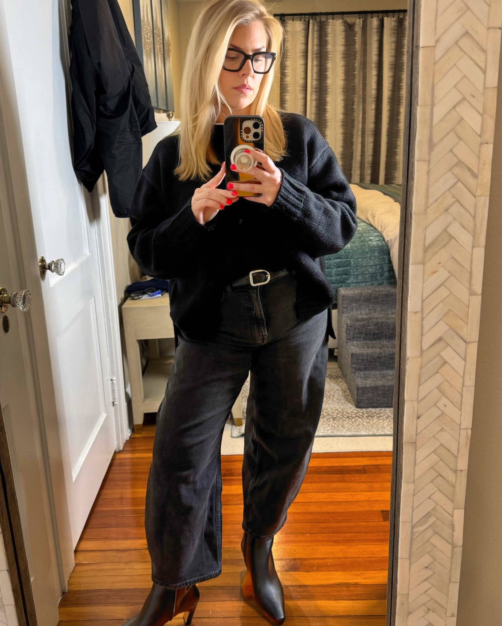 These are great ankle boots! And the heel is comfortable and has some visual interest with how it’s curved.

Boots booties ankle boot winter style comfortable shoes winter fashion inspiration sale black boots shoes 

#LTKStyleTip #LTKWorkwear #LTKShoeCrush