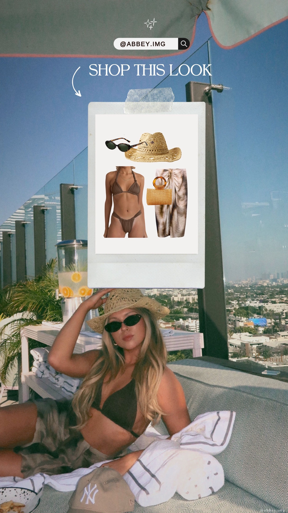 SHOP THIS LOOK: Pool Day ✨
Hat, sunnies, bikini and shades linked here. brown printed skirt is from ZARA, just purchased this month. Linking on my highlights on Instagram 🤎

#LTKswim #LTKfindsunder100 #LTKfindsunder50