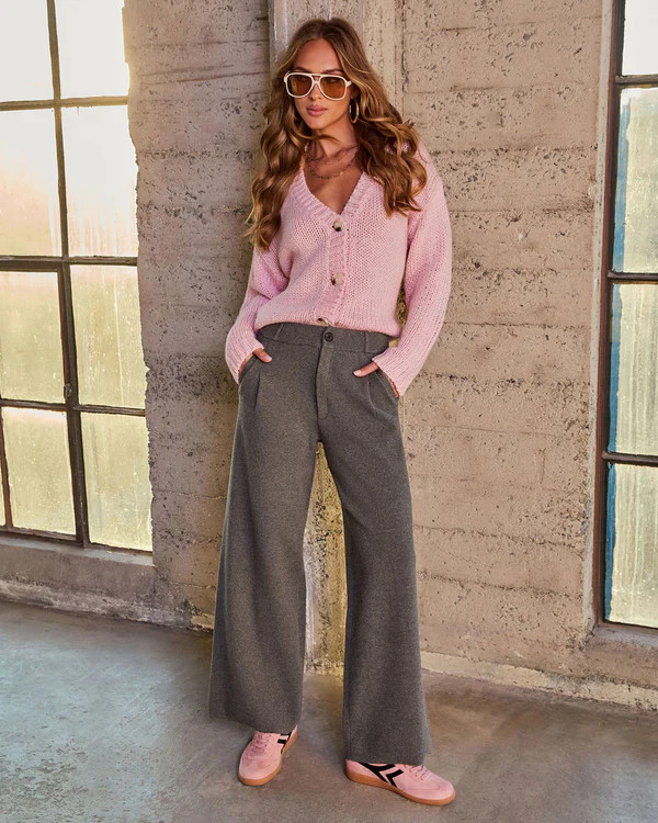 New Chapter V Neck Chunky Knit Sweater | VICI