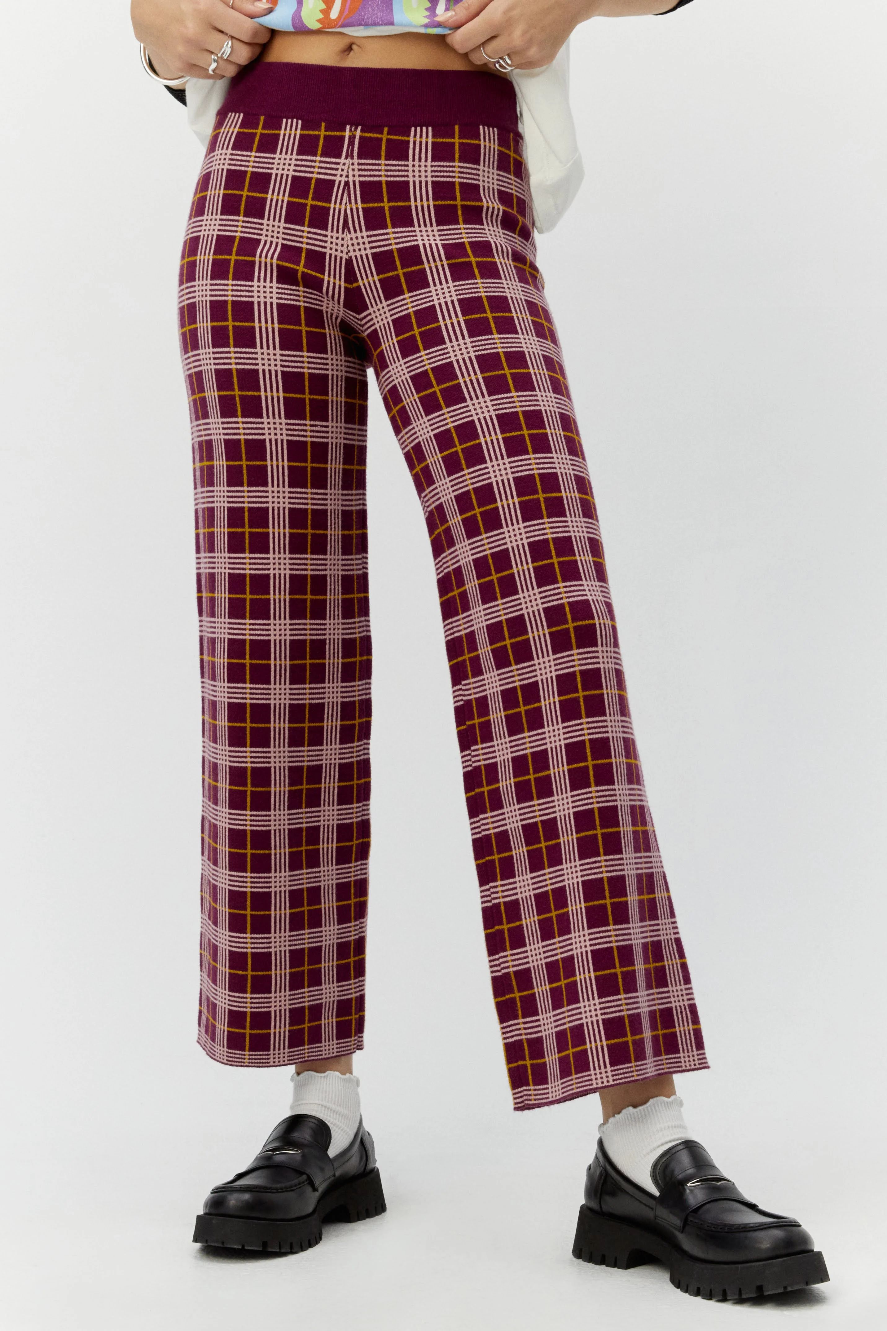 Boysenberry Plaid Pant | Daydreamer