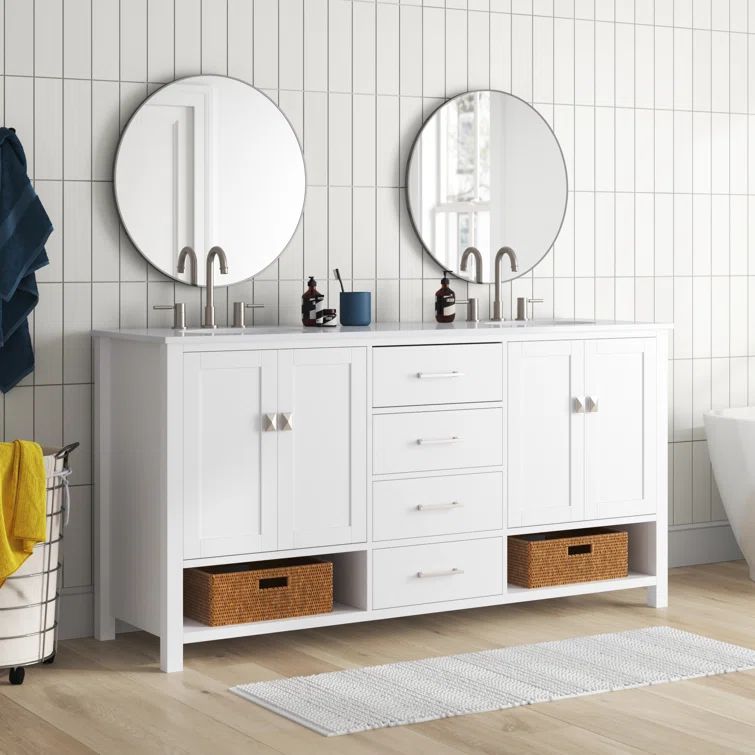 Skye 72" Double Bathroom Vanity | Wayfair North America