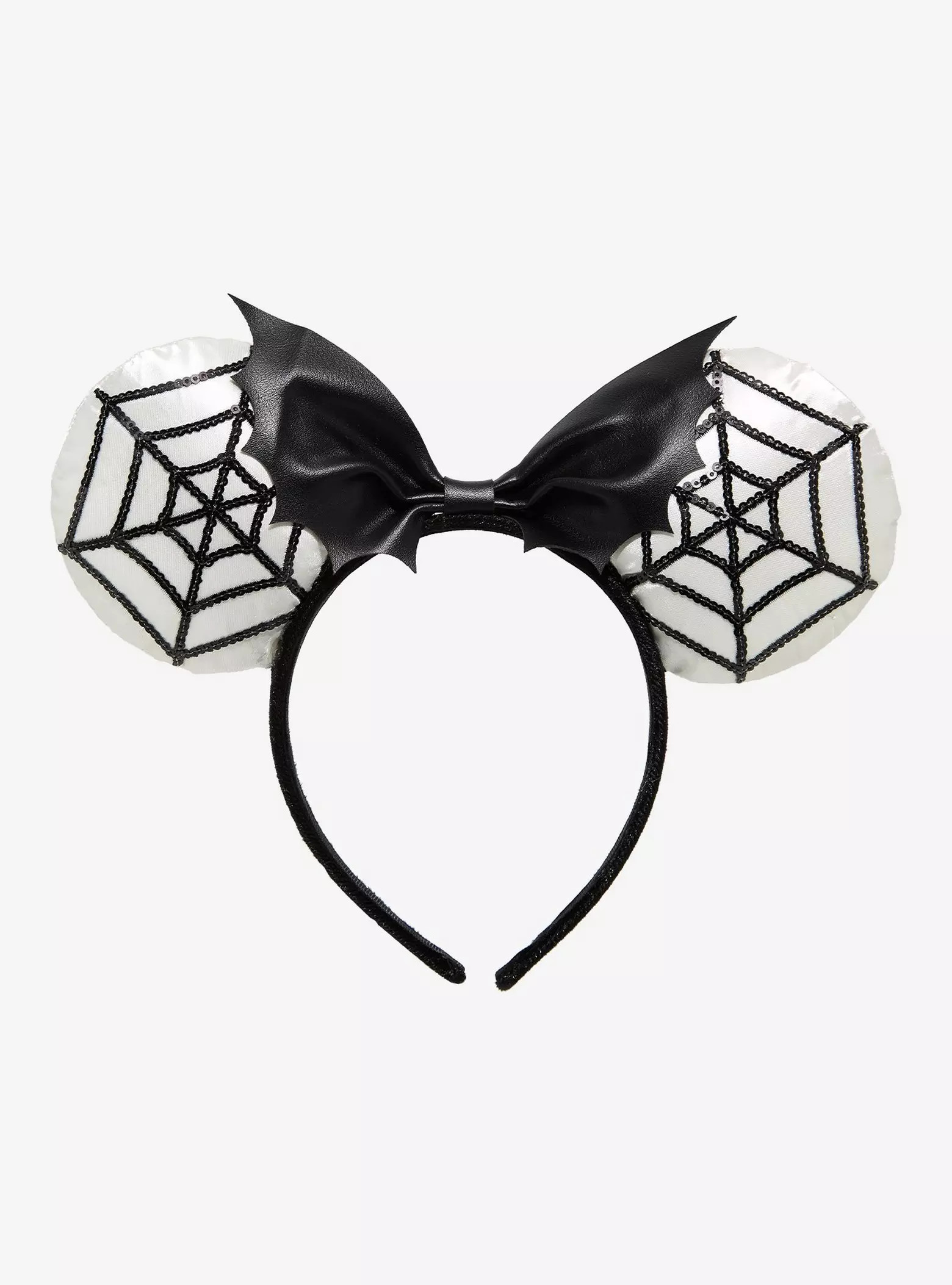 Disney Minnie Mouse Sequins Spiderweb Ears - BoxLunch Exclusive | BoxLunch | BoxLunch