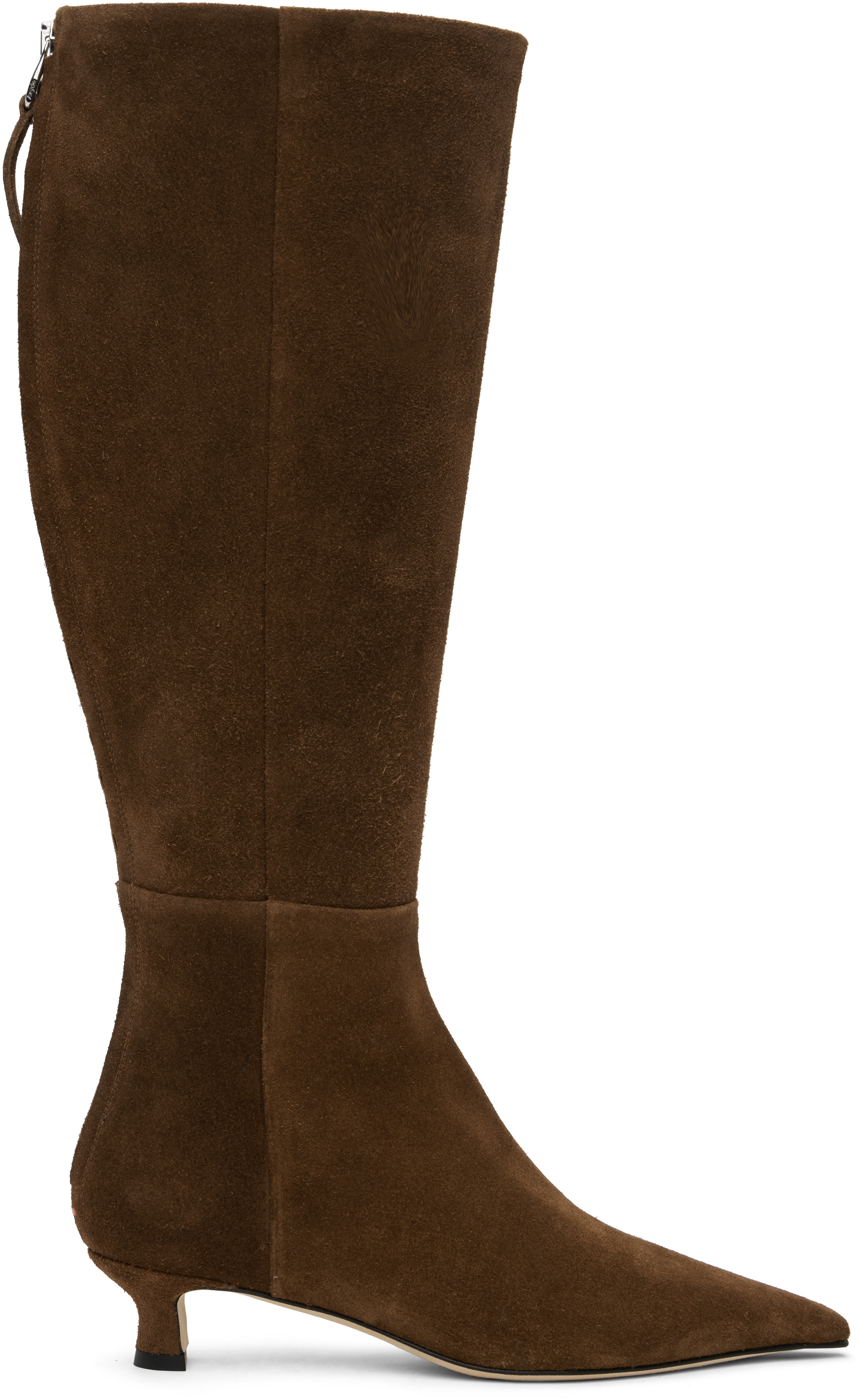 Aeyde Brown Zazie Suede Tall Boots | SSENSE
