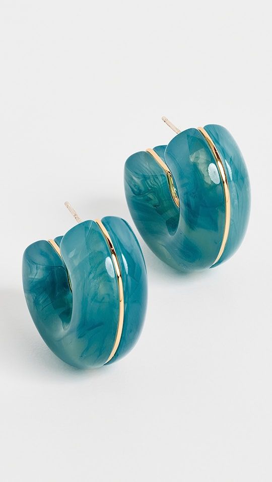 Halo Hoops in Indigo | Shopbop