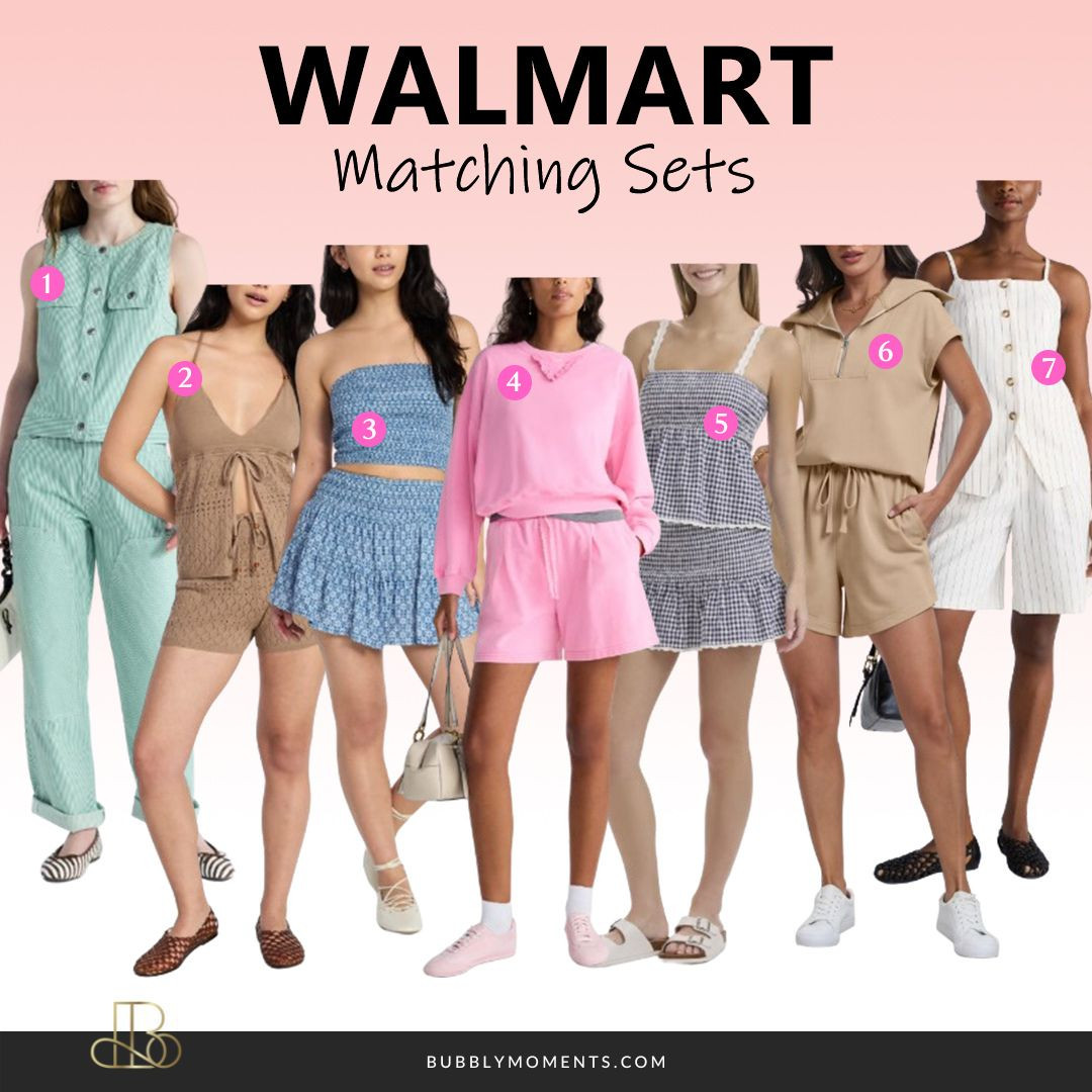 These matching sets from Walmart make getting dressed easy. Whether you're running errands, meeting friends, traveling, or relaxing at home, these stylish two-piece outfits are comfortable and effortless to wear. Wear the pieces together for a complete look or mix and match them with your favorite wardrobe basics. Save this post for outfit inspiration and find your next favorite matching set!
#LTKootd #LTKStyle #LTKFinds #WalmartFashion #MatchingSets #TwoPieceSet #WomensFashion #OutfitIdeas #CasualStyle #EverydayStyle #TravelOutfit #FashionInspo #OOTD #StyleInspiration #WalmartFinds #TrendyStyle #FashionTrends #TrendingNow 

 