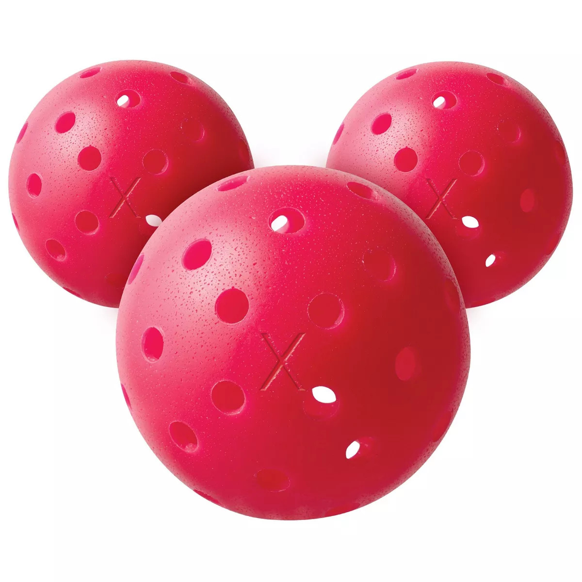 Franklin Sports X-40 Performance Outdoor Pickleballs 3pk - Pink | Target