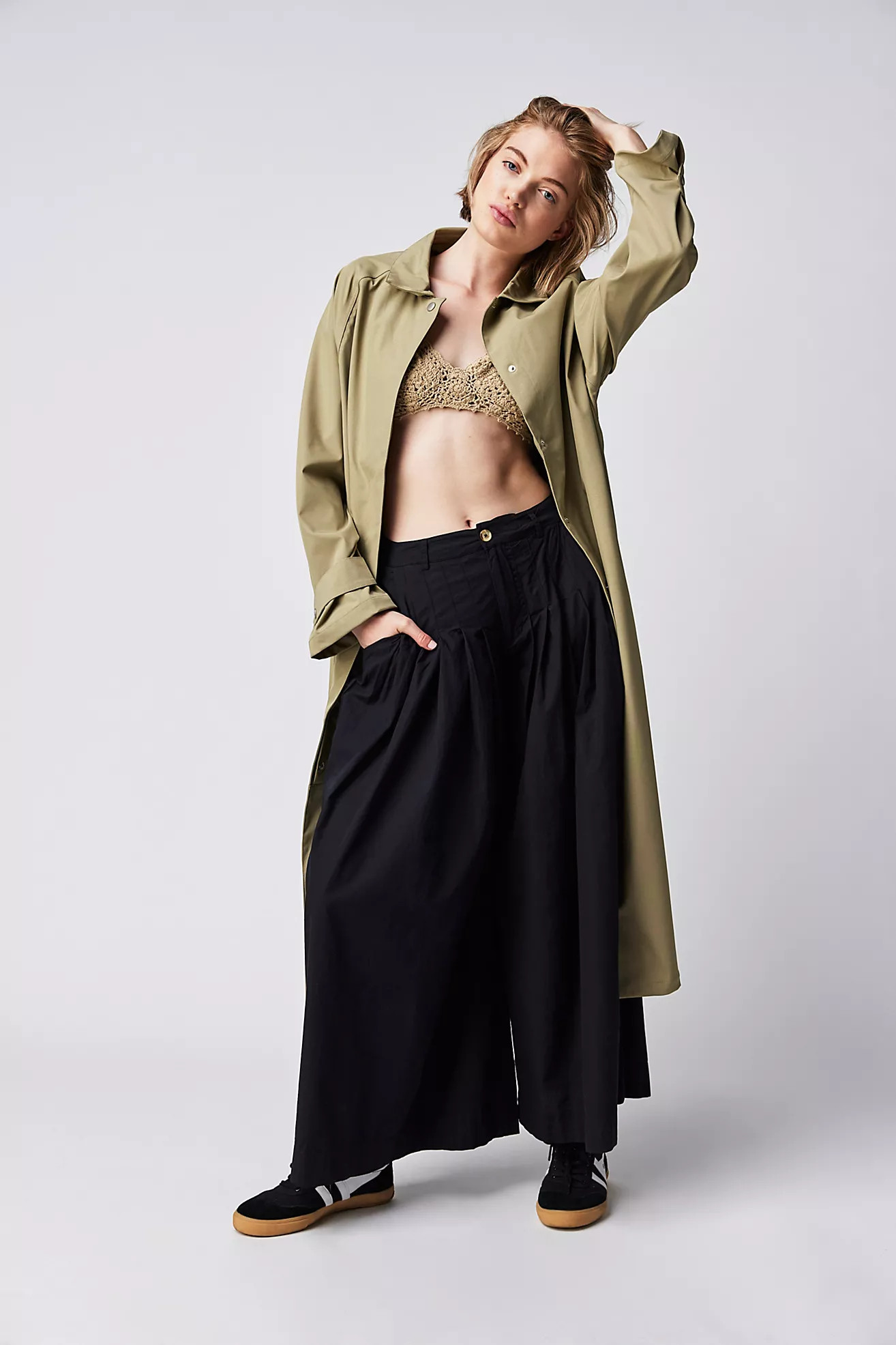 Cassia Pleated Trousers | Free People (Global - UK&FR Excluded)