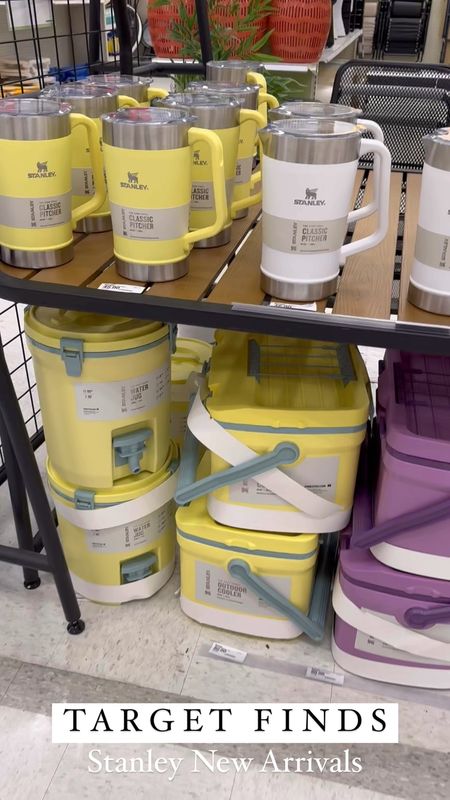 These new Stanley arrivals at target are perfect for both spring and summer entertaining.  Stanley pictures and coolers and fun colors for summer. Perfect for your next beach outing or backyard entertaining.

#Stanley #StanleyPitcher #Coolers #BackyardEntertaining #BeachAccessories 

#LTKVideo #LTKxTarget #LTKhome