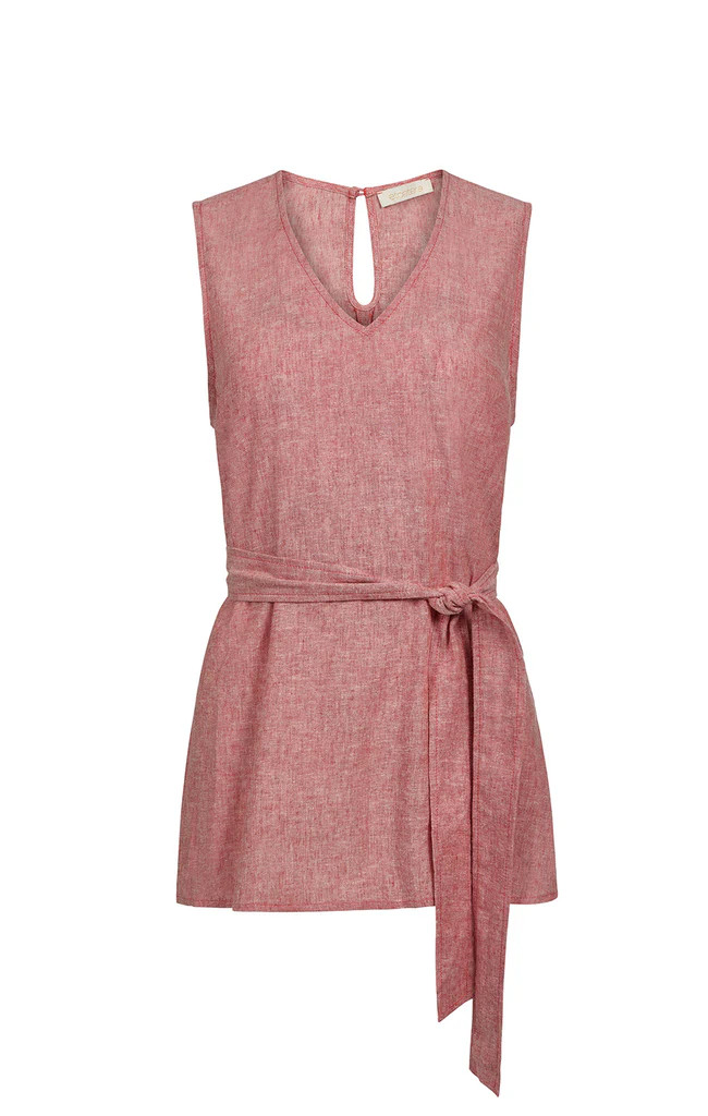 Sleeveless Linen Tunic | Etcetera