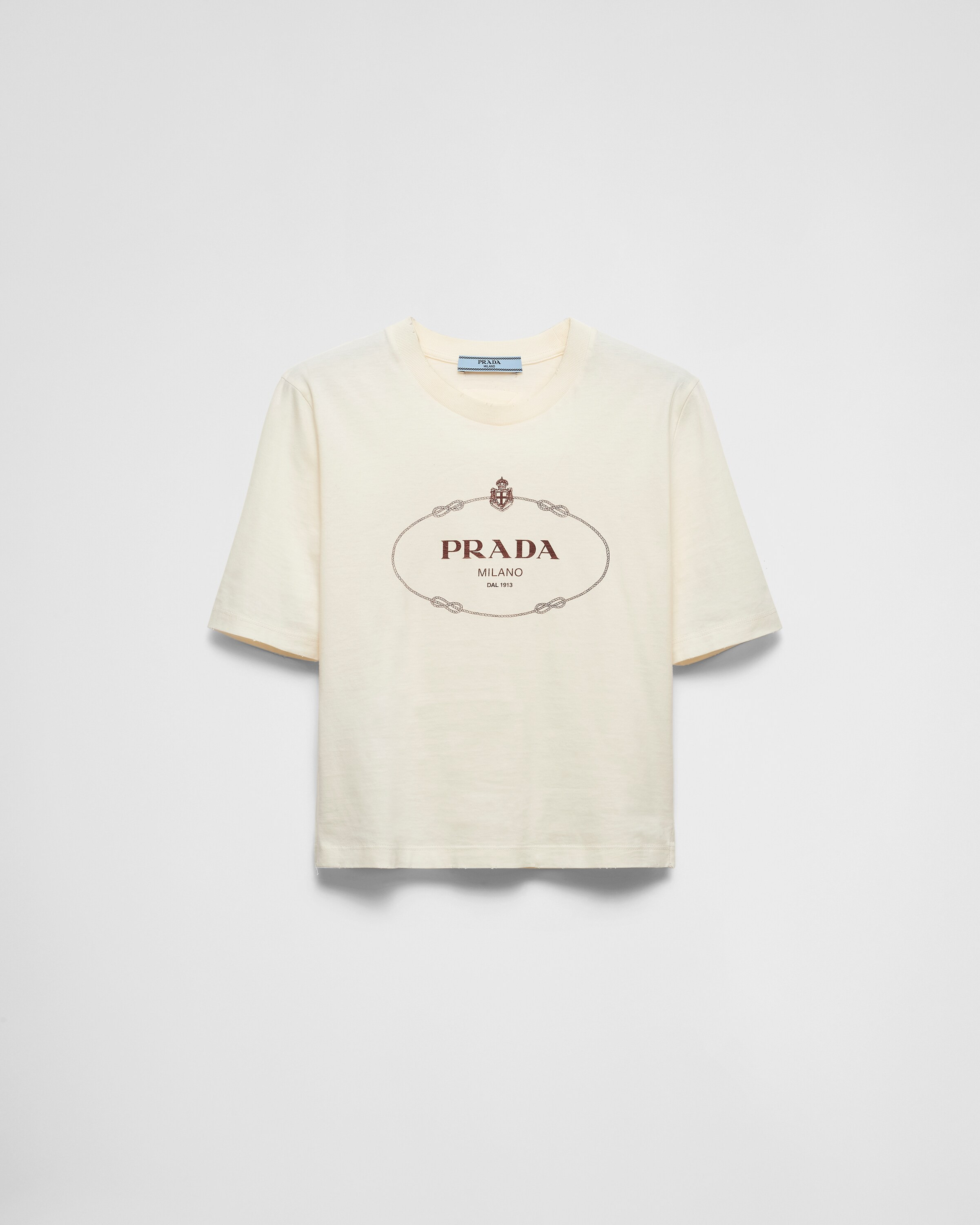 Printed jersey T-shirt | Prada US