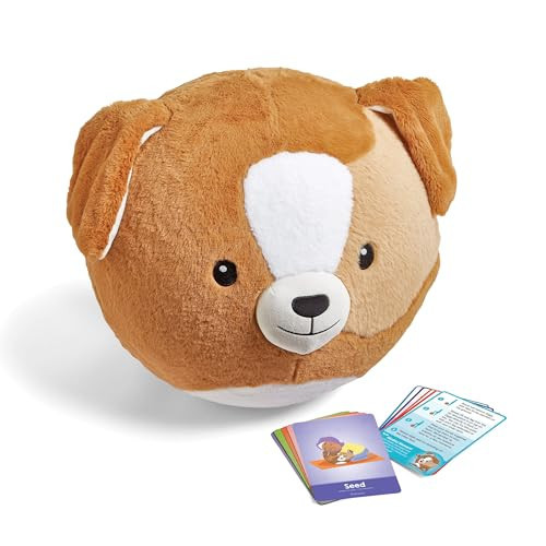 hand2mind Puppy BubblePlush Yoga Ball Buddy, Yoga Ball for Kids, Calming Corner for Items, Kids Exercise Equipment, Occupational Therapy Toys, Sensory Toys, Active Play for Ages 3 and Up | Amazon (US)