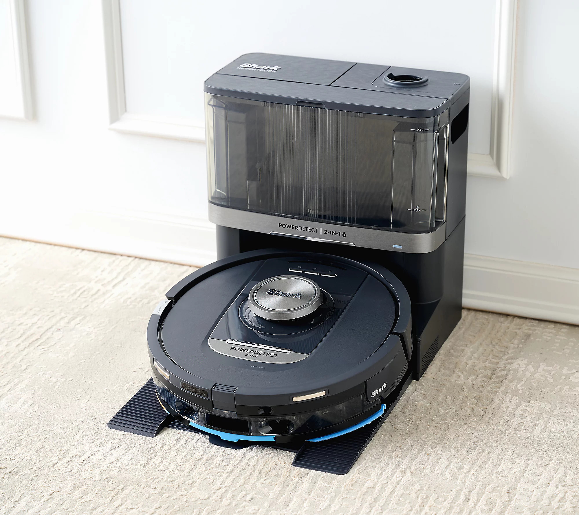 Shark PowerDetect 2-in-1 Vacuum and Mop Robot w/ Self Empty | QVC