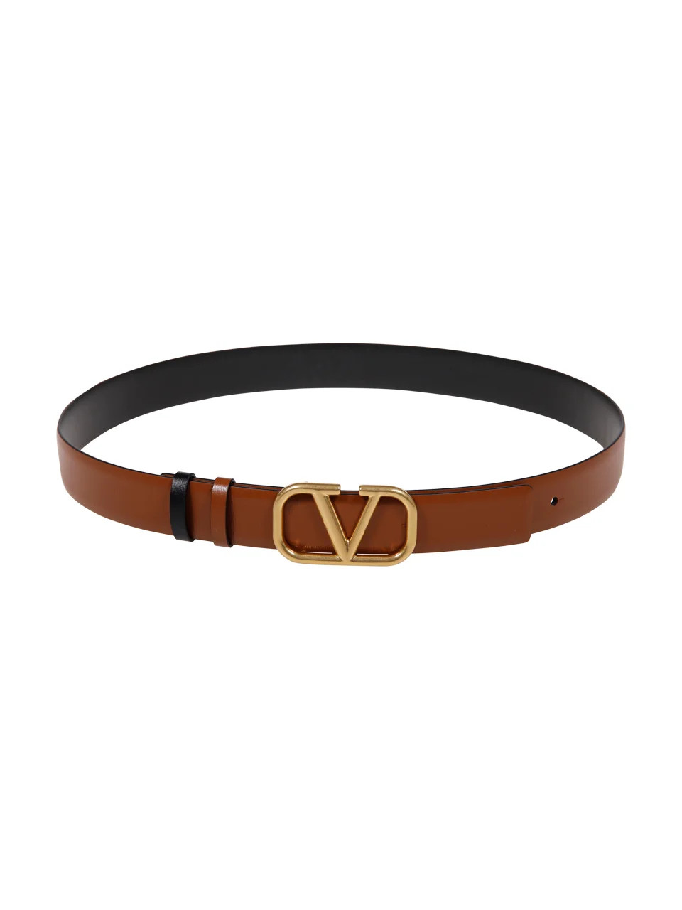 Valentino VLogo Signature Buckled Reversible Belt | Cettire Global