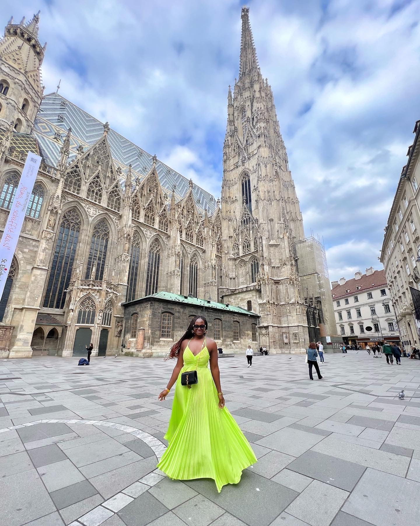 Out and about in Europe wearing this vibrant dress from ALC ltd. I definitely turned heads on this day lol. 

Wearing a size 8. 

Random: I have been gradually building my collection of ALC dresses because the quality of their products is top notch. I can’t wait to share my collection with you all this summer. 

📍St. Stephen’s Square, Vienna 🇦🇹

#LTKSeasonal