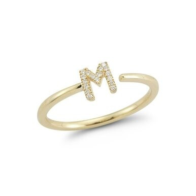 DRD Single Initial Ring | Dana Rebecca Designs