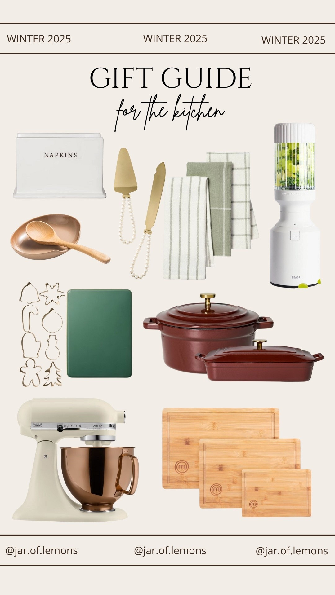 🎁 Festive and functional gifts every home chef will love! Tap to shop! 🔗🧑‍🍳

kitchen, gift guide, cooking, presents, holiday ideas

#LTKHoliday #LTKGiftGuide #LTKfoodie