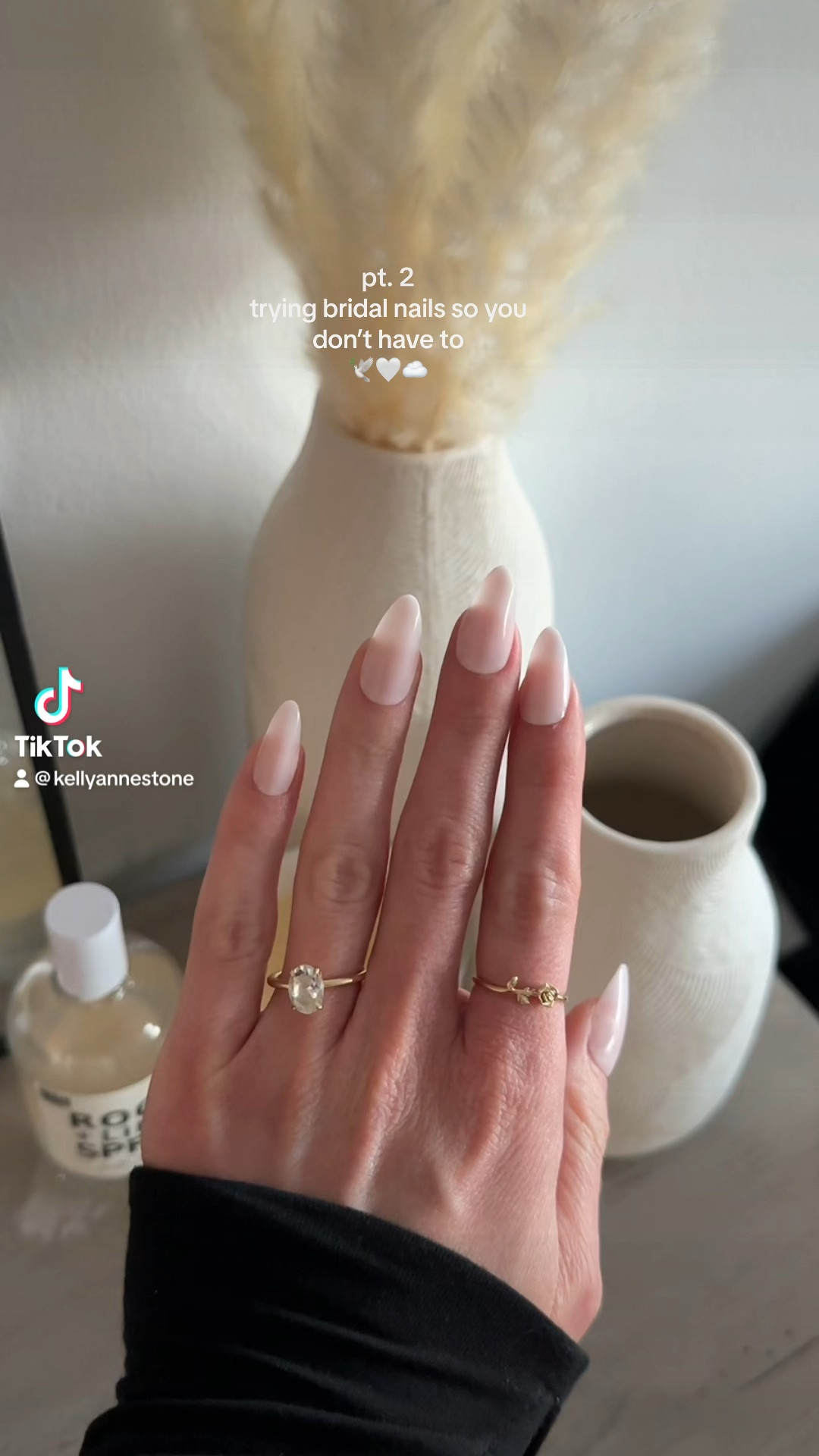 trying bridal nails so you don’t have to 🫶🤭

nails are from the @oliveandjune bridal collection in the color CCT! 

#bridalnails #engagedlife #bridalnail
#neutralnails #nailinspo

#LTKbeauty #LTKVideo #LTKwedding