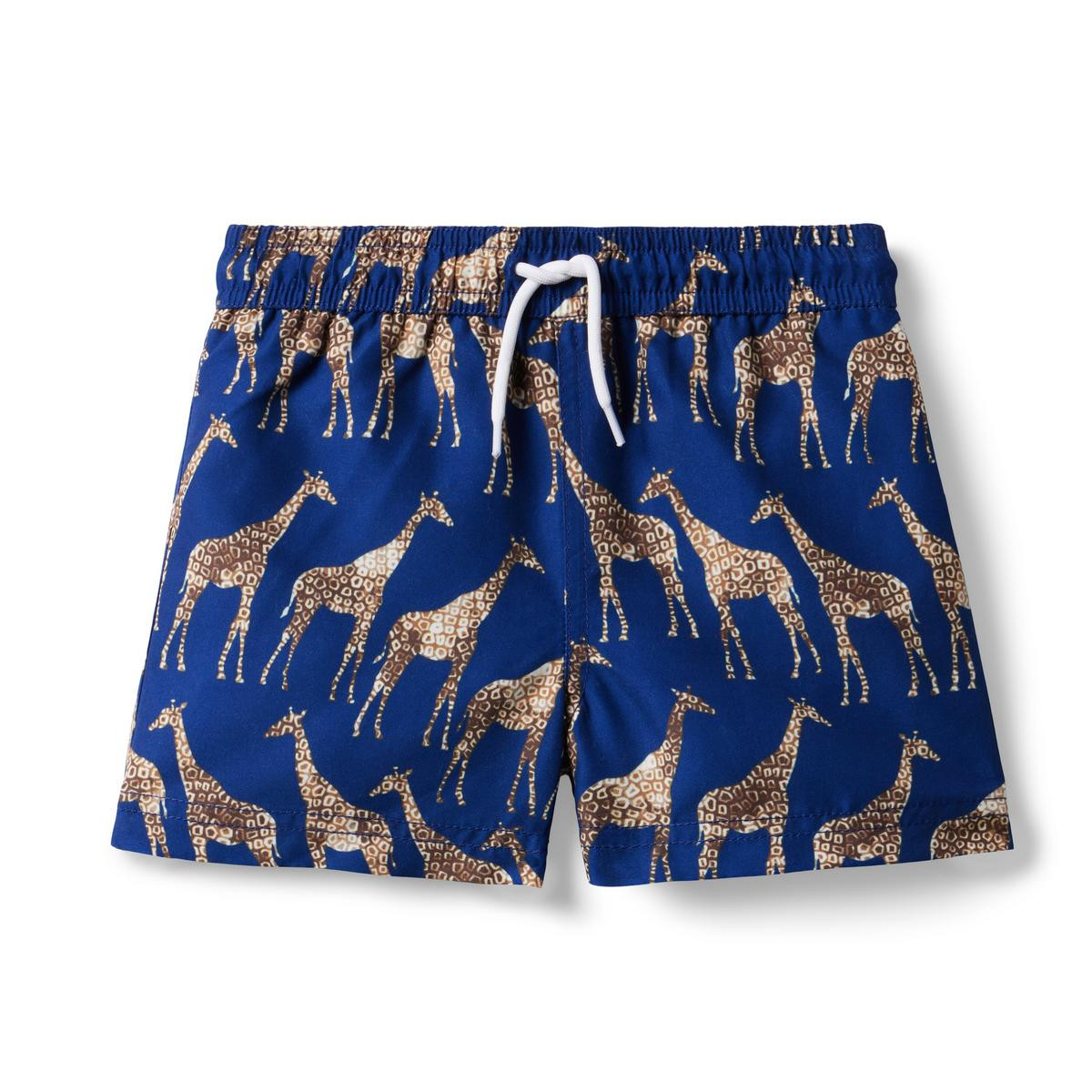 Recycled Giraffe Icon Swim Trunk | Janie and Jack