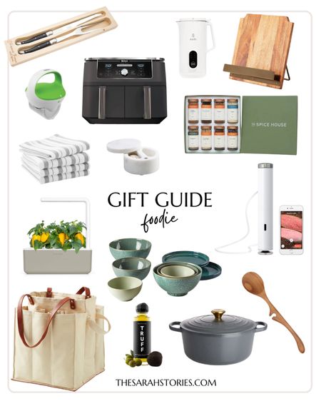 Holiday gift ideas for the foodie ✨ For all the chefs, bakers, and foodies on list who love to entertain and be in the kitchen. See all of my Gift Guides on thesarahstories.com!

#giftguideher #holidaygiftguide #giftguide2022 #foodiegifts #giftsforthechef #kichengifts #giftsforthechef #bakergifts #hostessgifts #lovetoentertain 


#LTKhome #LTKSeasonal #LTKHoliday