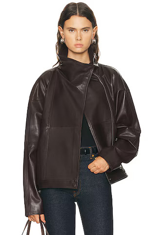 Mildri Leather Jacket | FWRD 