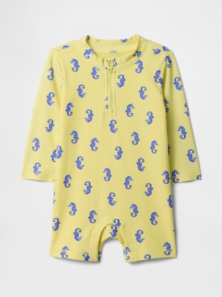 Baby One-Piece Rash Guard | Gap Factory