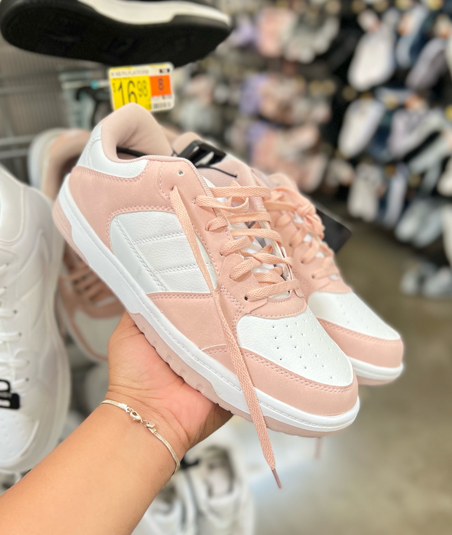 AND1 Women's Low Top Basketball Sneakers available at Walmart. Very cute dupes for brand name sneakers. Comes in three colors: pink, blue, and black + under $25!

#LTKfit #LTKshoecrush #LTKstyletip