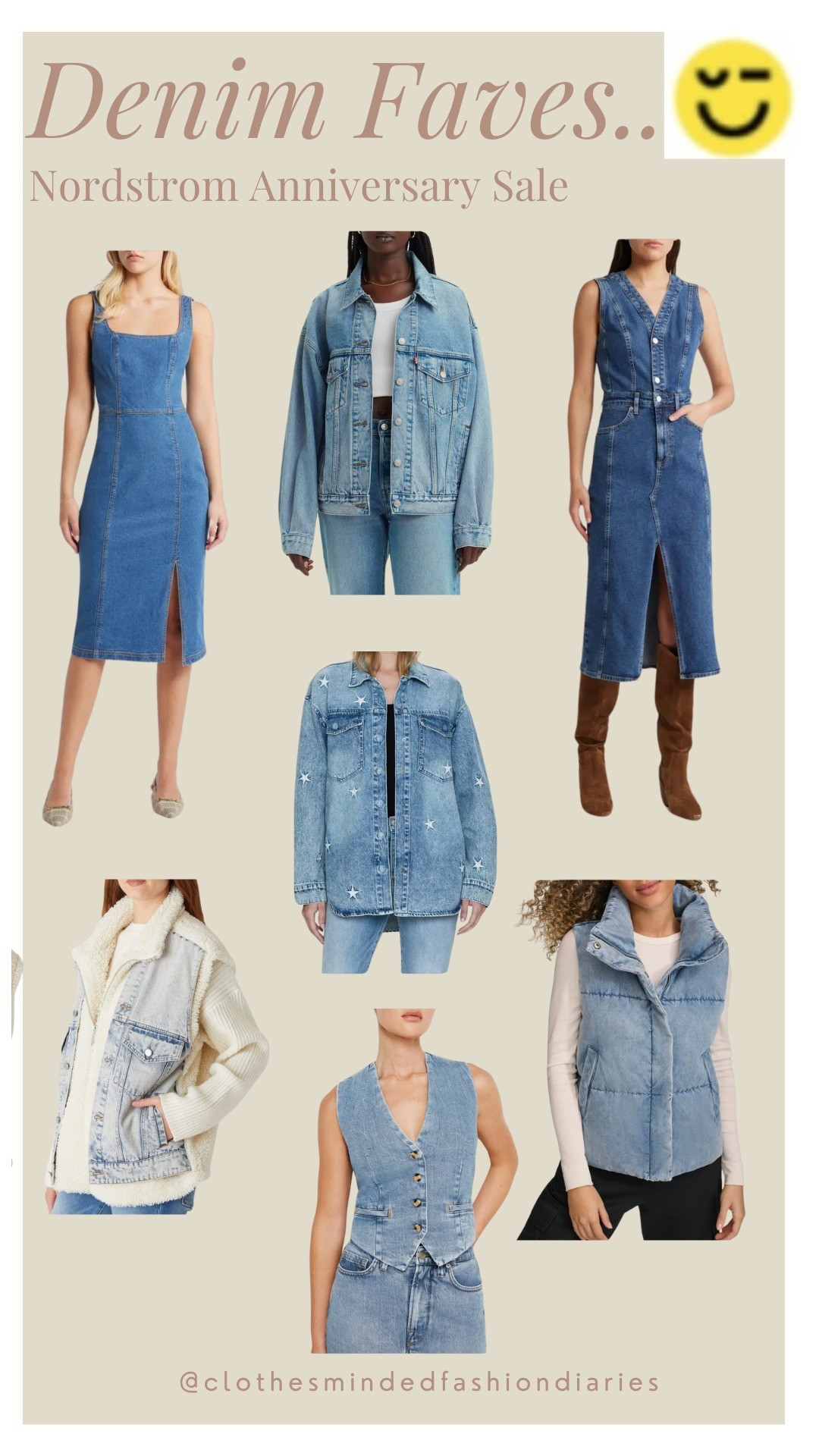 These are some of my denim faves from the Nordatrom Sale this year.Nsale. Denim dress. Denim vest. Denim jacket. Trucker jacket. Sherpa vest. 

#LTKxNSale #LTKSummerSales #LTKSaleAlert