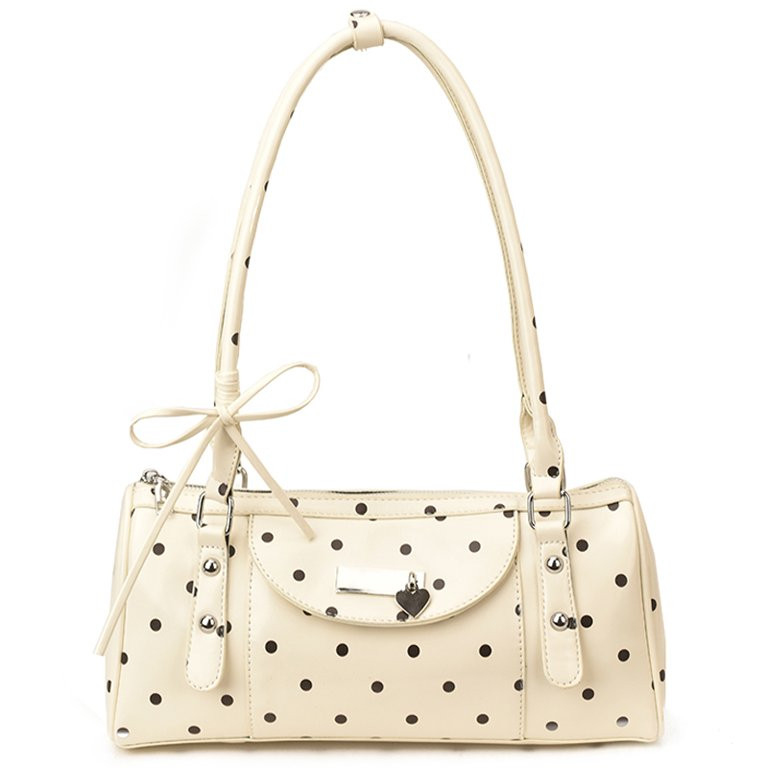 PU Leather Polka Dot Shoulder Bags Vintage Versatile Underarm Bag for Women Ladies Work Shopping ... | Walmart (US)