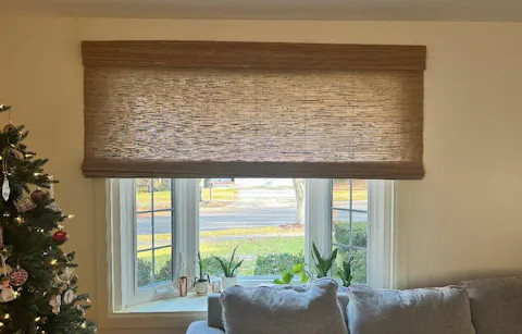 Lay Natural Jute Bamboo Woven Shade - Bark | TWOPAGES