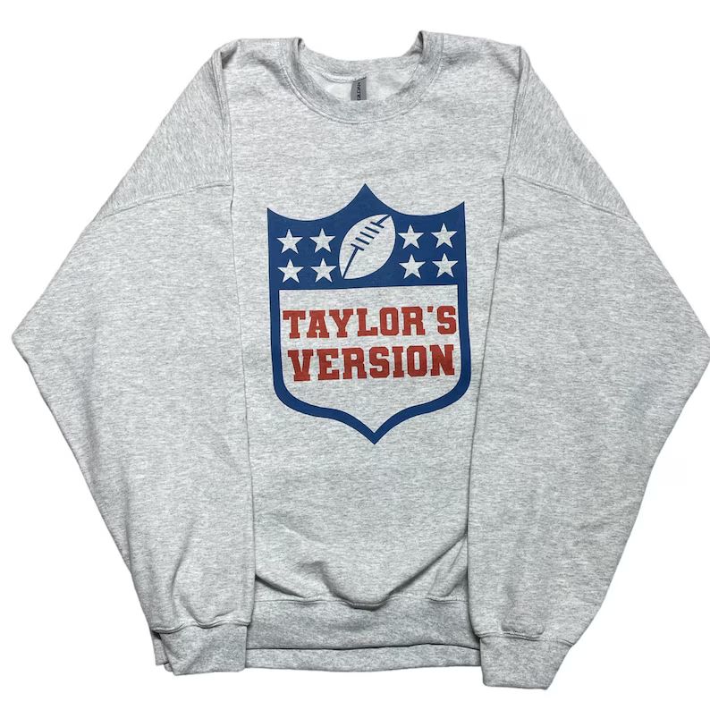 TV Football Sweatshirt, Fall Crewneck, Taylor Sweatshirt, Swift Gift Pullover, Kelce, Chief Crewn... | Etsy (US)