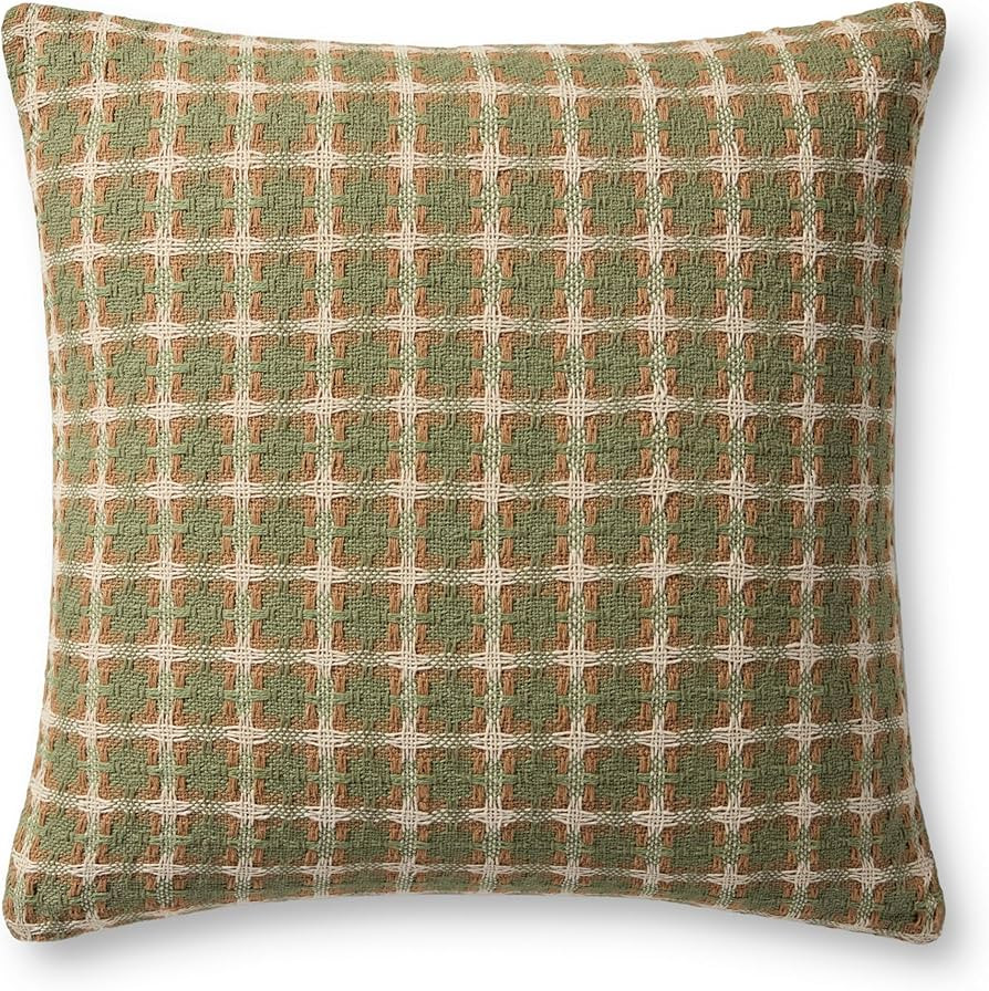 Loloi II Collection PLL0169 Green/Multi 20'' x 20'' Cover Only Pillow | Amazon (US)