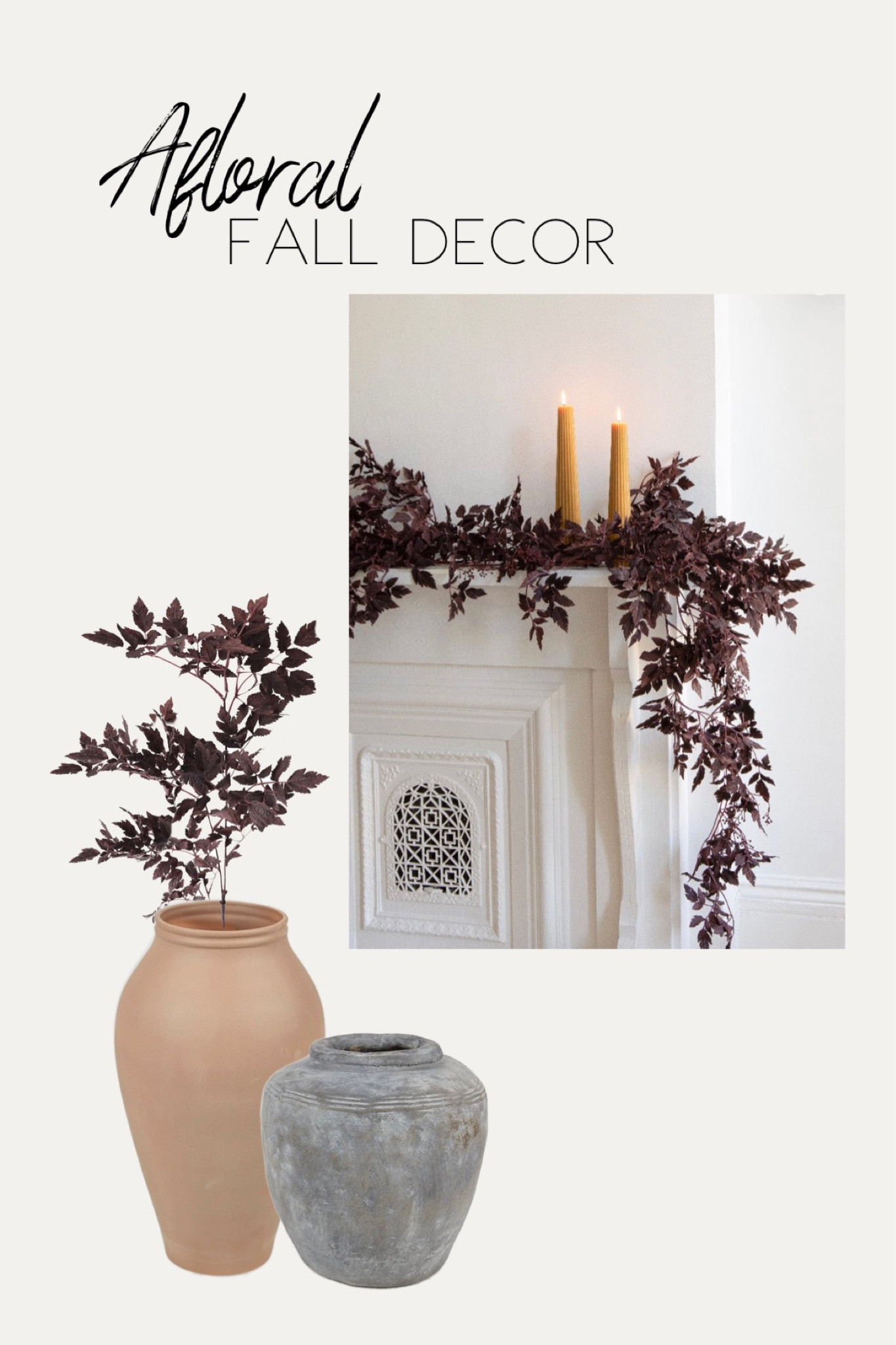 Plum purple faux foliage and rustic pots from Afloral.

Terracotta pot
14 inch tall pot
Plum purple
Fall decor
Fall home
Mantle decor
Fall mantle


#LTKstyletip #LTKSeasonal #LTKhome