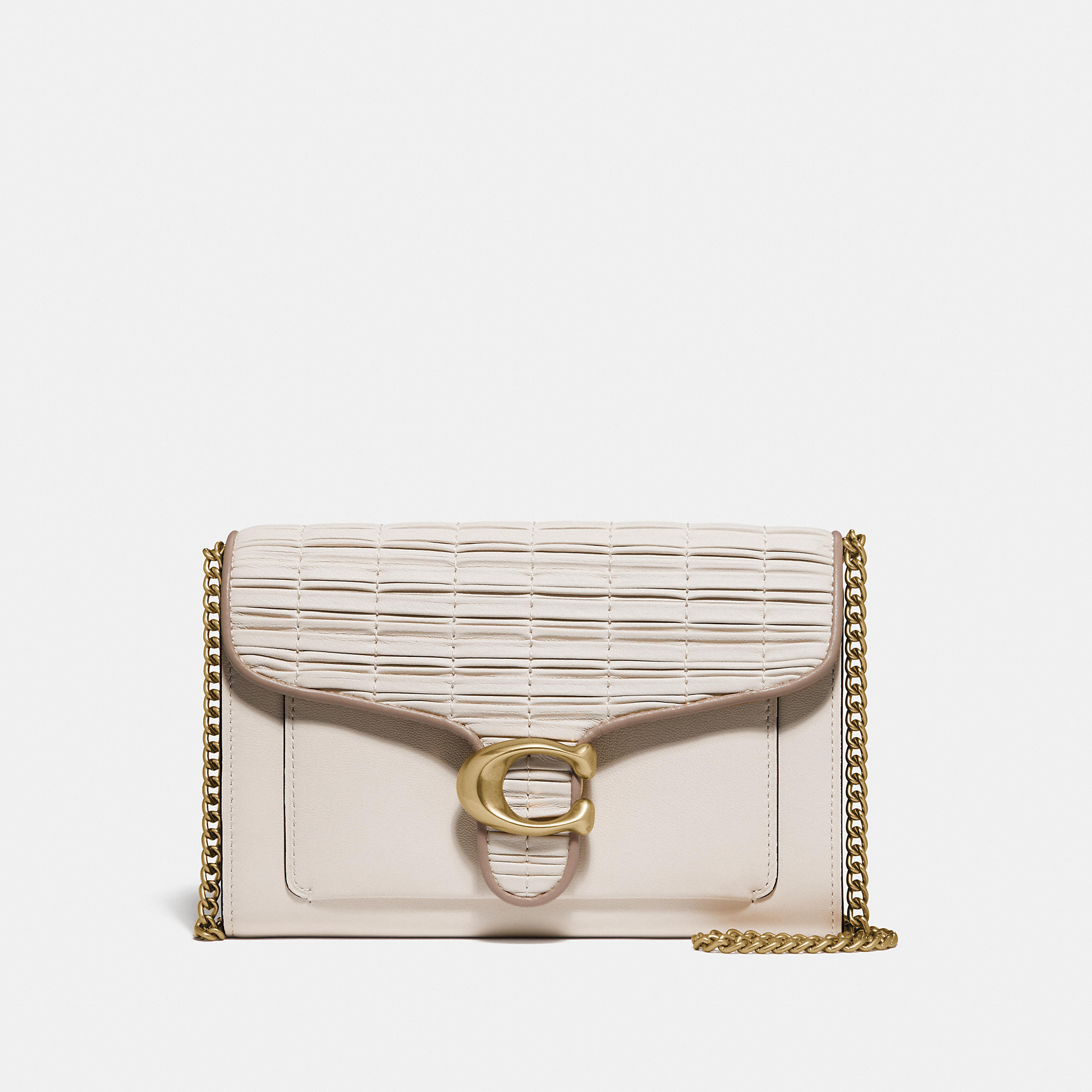 Coach Tabby Chain Clutch With Pleating | Coach (US)