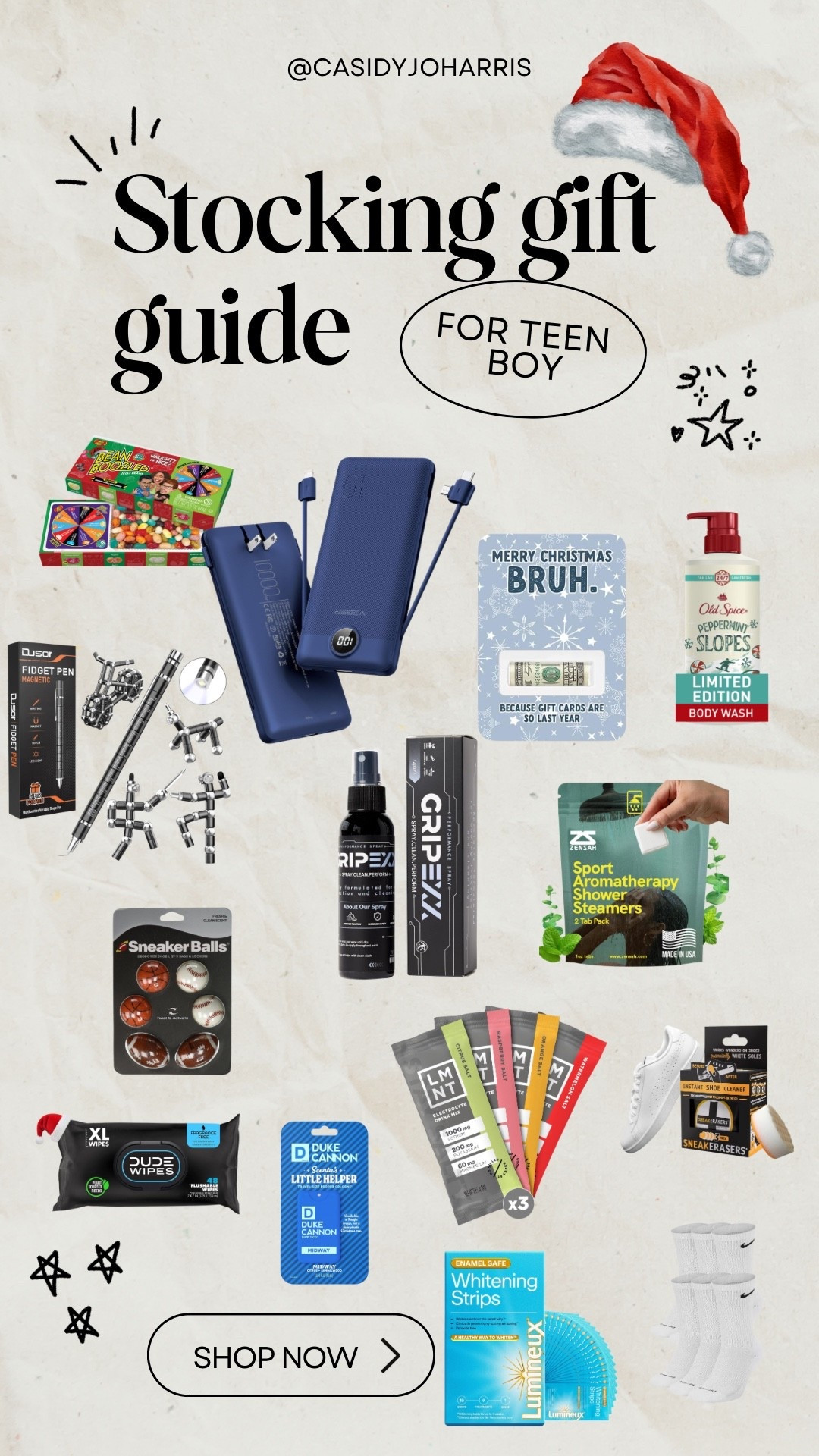 🎁 The ultimate Stocking Stuffer Guide is HERE! 🎅 Everything your teen boy actually wants this Christmas, from tech essentials to self-care favorites. Tap to shop these finds before they sell out! #stockingstuffers #teenboygifts #christmasgifts #giftguide #holidayseason #ltkholiday

#LTKdayinmylife #LTKGiftGuide