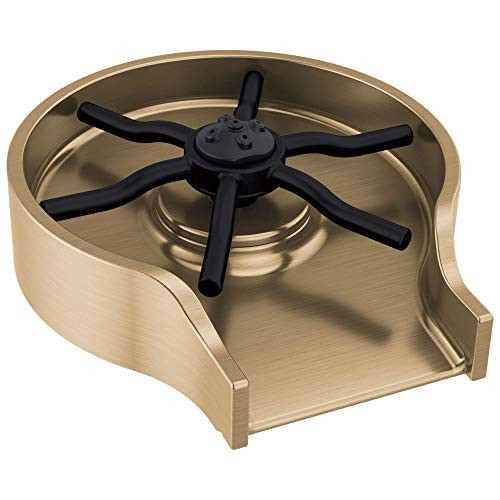 Delta Brushed Gold Metal Glass Rinser for Kitchen Sink, Cup Washer for Sink, Bottle Washer, Champagne Bronze GR250-CZ | Amazon (US)