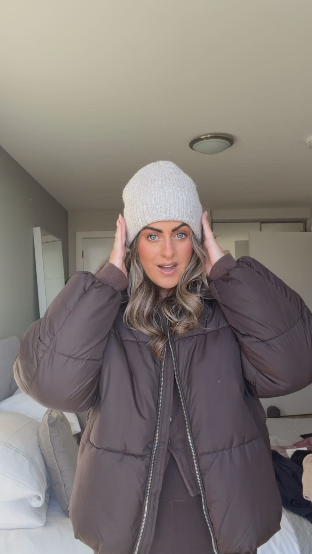 Today’s outfit of the day 

Coat medium
Cardigan small
Leggings small (uk10)
Nike trainers true to size 