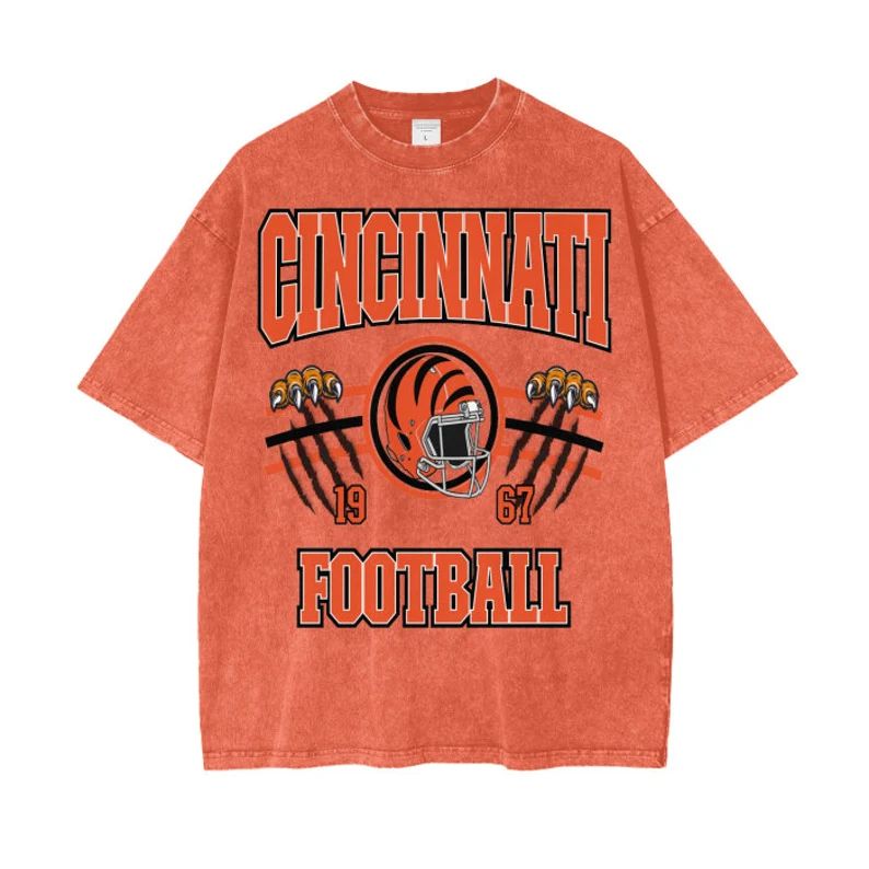 Cincinnati Bengals Vintage 90's Snow Washed Tshirt Unisex - Etsy | Etsy (US)