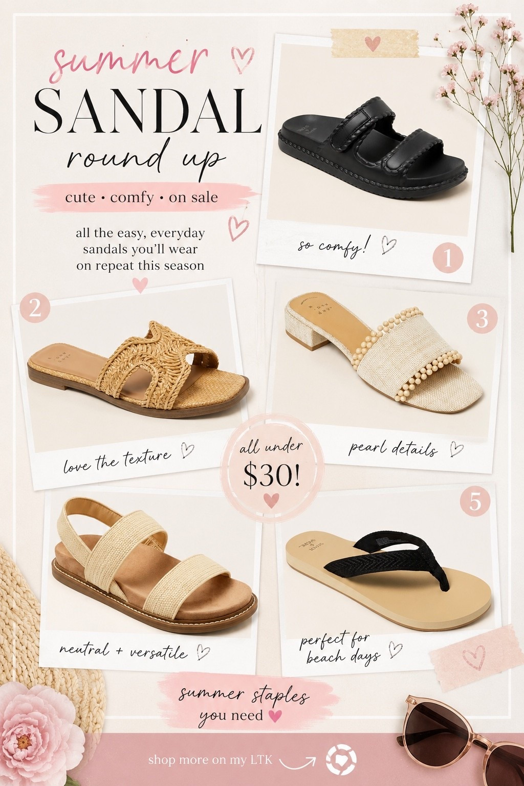 Huge sandal sale at Target! Most of them are 20% off or more. A lot of them are under $30!! #fyp #shoes #salealert #targetpartner

#LTKSeasonal #LTKSaleAlert #LTKMothersDay