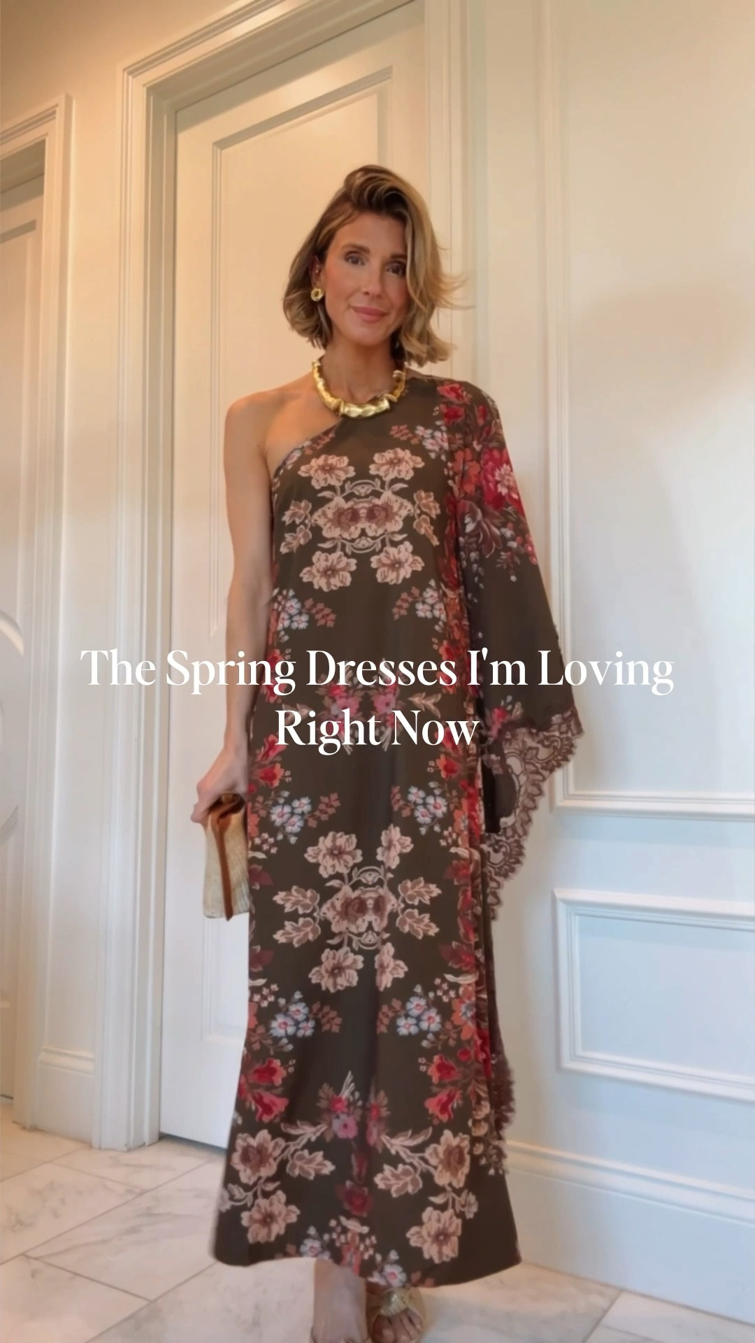 Dresses I'm loving for spring. I'm 5'$ wearing size xs fits tts 