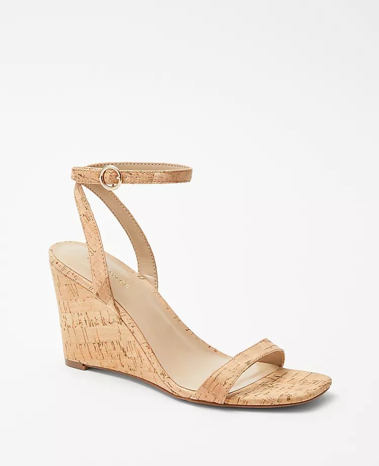 Cork Wedge Sandals | Ann Taylor (US)