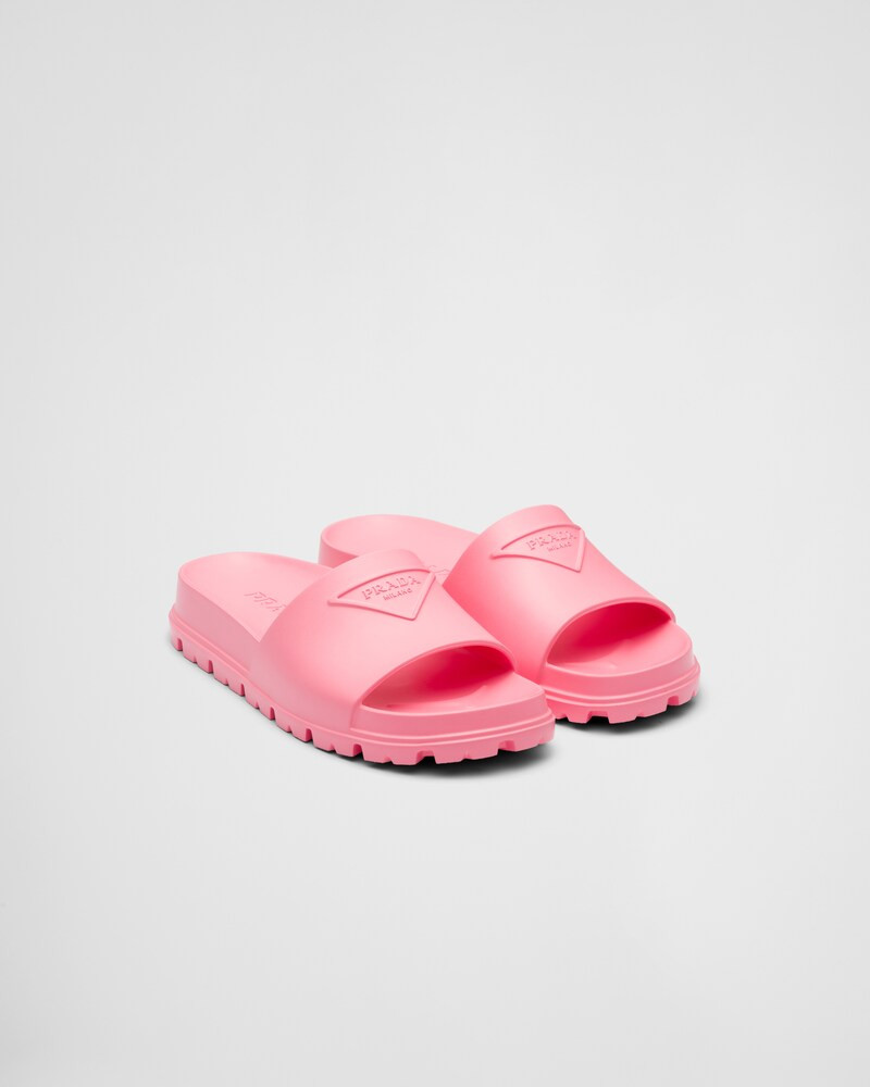 Rubber slides | Prada Spa US
