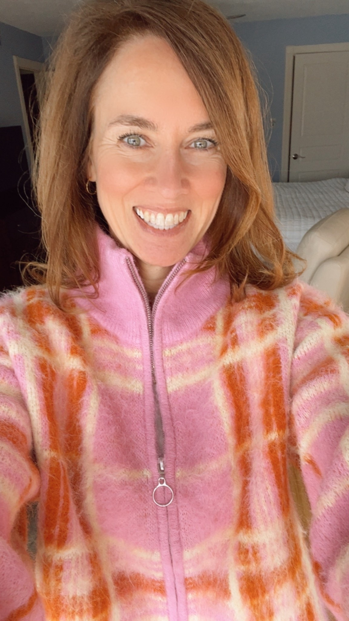 I love this fuzzy pink zip up cardigan from Target. 

#LTKdayinmylife #LTKootd #LTKGiftGuide