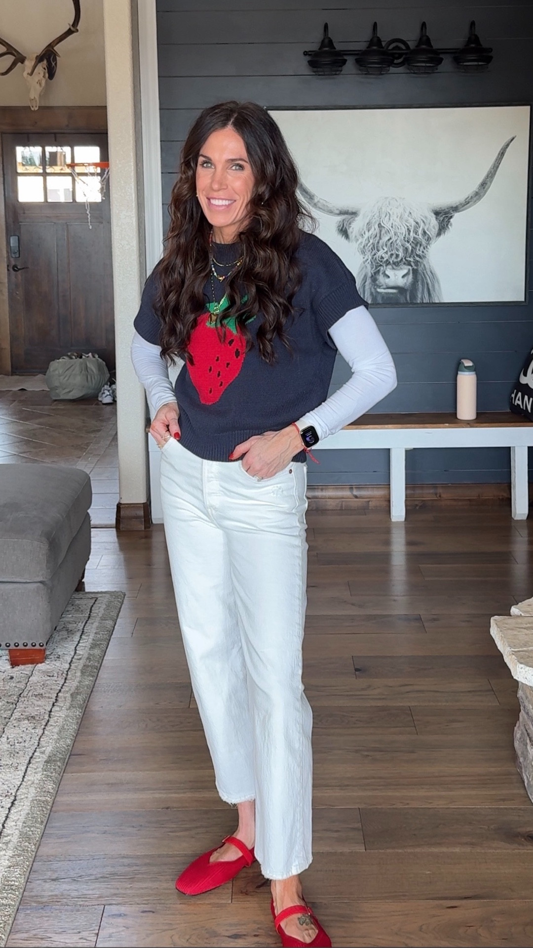 Mom ootd 
Sweater Holey Girl

#LTKootd #LTKmomlife