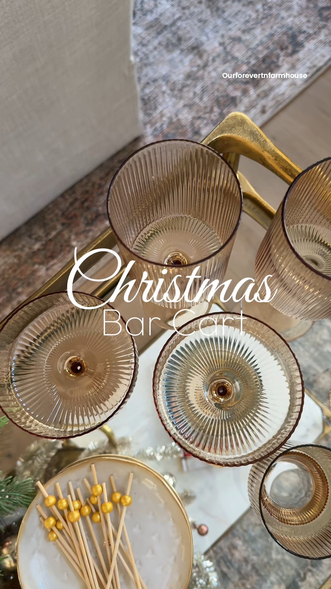 Holiday hosting starts with a cute bar cart moment… and this one is fully stocked with my favorites from Linen & Clove. Glasses, small plates, a gold tray, cocktail cherries + syrup, even the little tinsel wreath for sparkle. Now all that’s missing is the first pour. 🍒✨

#holidayhosting #christmasbarcart #barcartstyling #ltkhome #ltkholiday #linenandclove #holidaydecorideas #christmasdecorinspo #hostessfavorites #drinkstation #holidaycocktails #festivedecor #christmasentertaining #cozystyle #homefortheholidays

#LTKGiftGuide #LTKHoliday #LTKHome